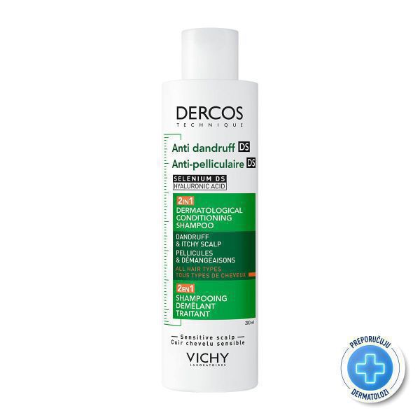 Vichy Dercos sampon protiv peruti DS 2U1 200 ml